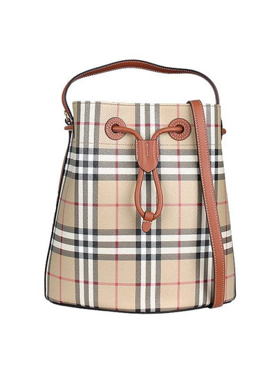 Vintage Check Bucket Bag Beige - BURBERRY - BALAAN 2