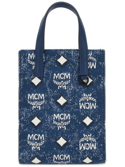 23 ss jacquard denim mini AREN bag MMTDSTA02 LE B0230441956 - MCM - BALAAN 2