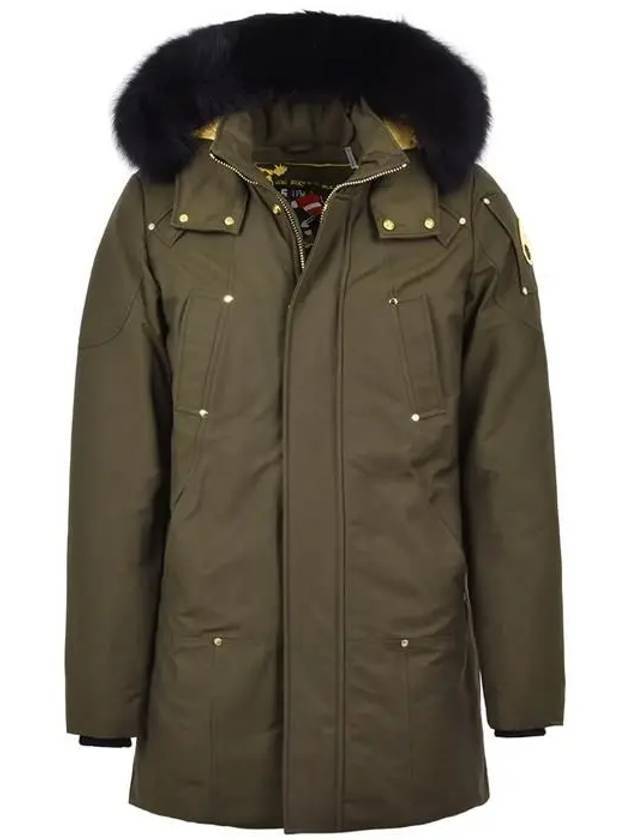 Stage Lake Parka Black Fox Fur Green - MOOSE KNUCKLES - BALAAN 1