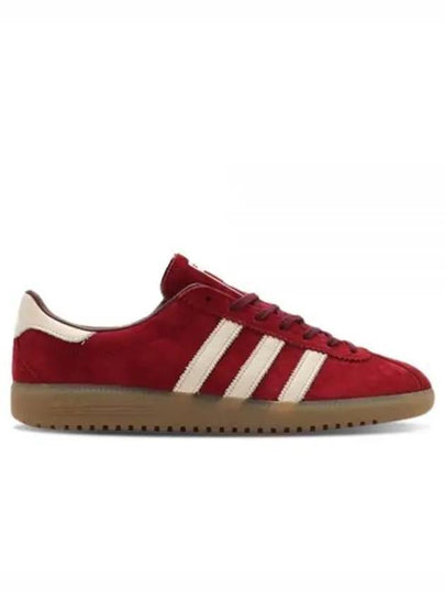 Bermuda 3 Stripes Low Top Sneakers Burgundy - ADIDAS - BALAAN 2