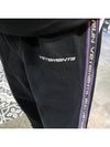 Men's Logo Tape Track Pants Black - VETEMENTS - BALAAN 4