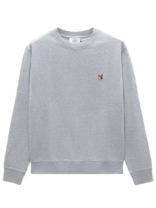 Fox Head Patch Regular Sweatshirt Light Grey Melange - MAISON KITSUNE - BALAAN 2