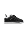 Adidas Original Campus Logo Low Top Sneakers Black - MONCLER - BALAAN 1