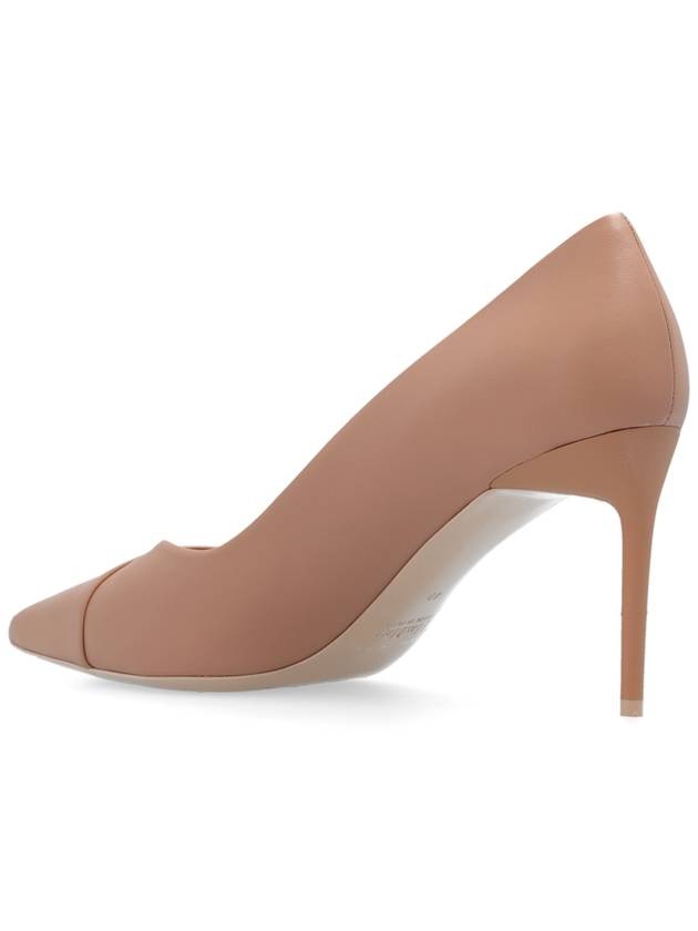 Max Mara Leather Stiletto Pumps, Women's, Beige - MAX MARA - BALAAN 5