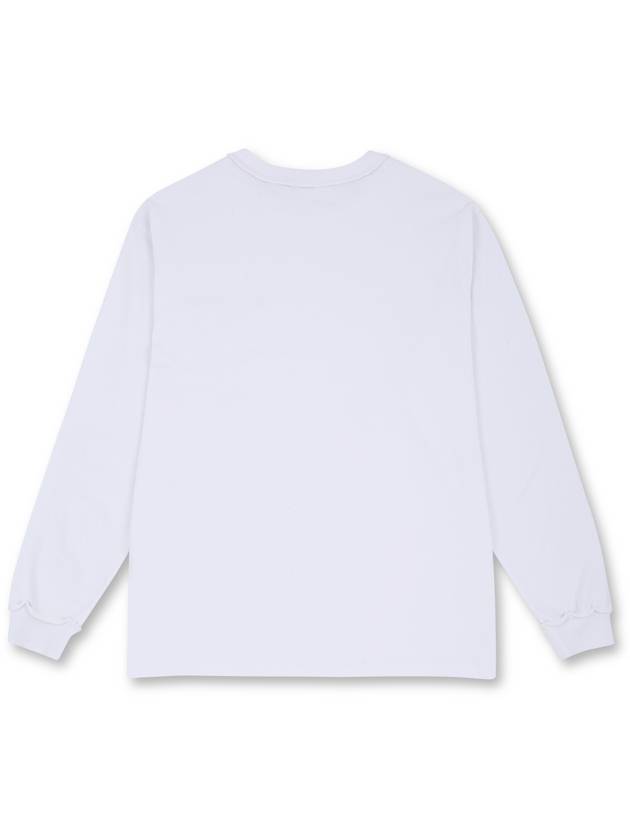 NX Logo Long Sleeve T-Shirt White - YOUCHE PRET A PORTER - BALAAN 3