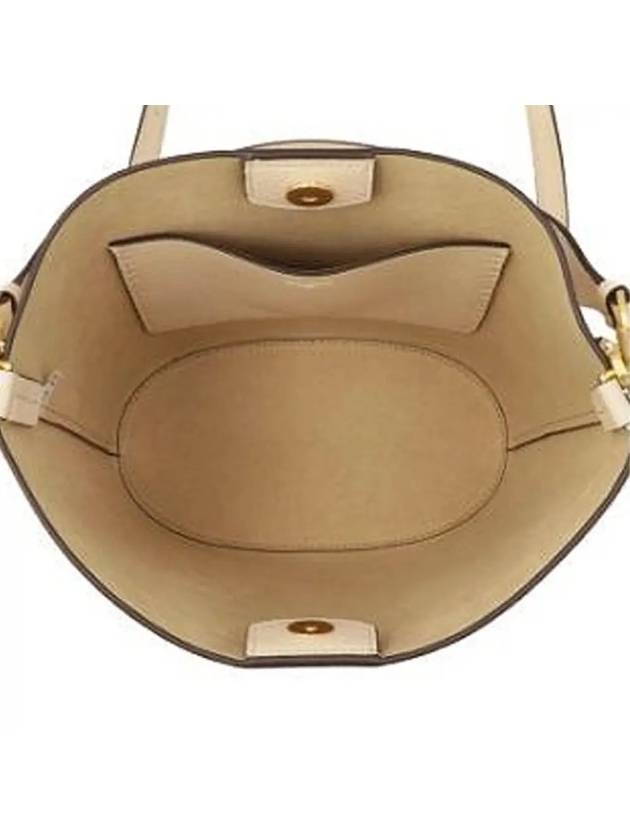 McGraw Logo Bucket Bag Beige - TORY BURCH - BALAAN 5