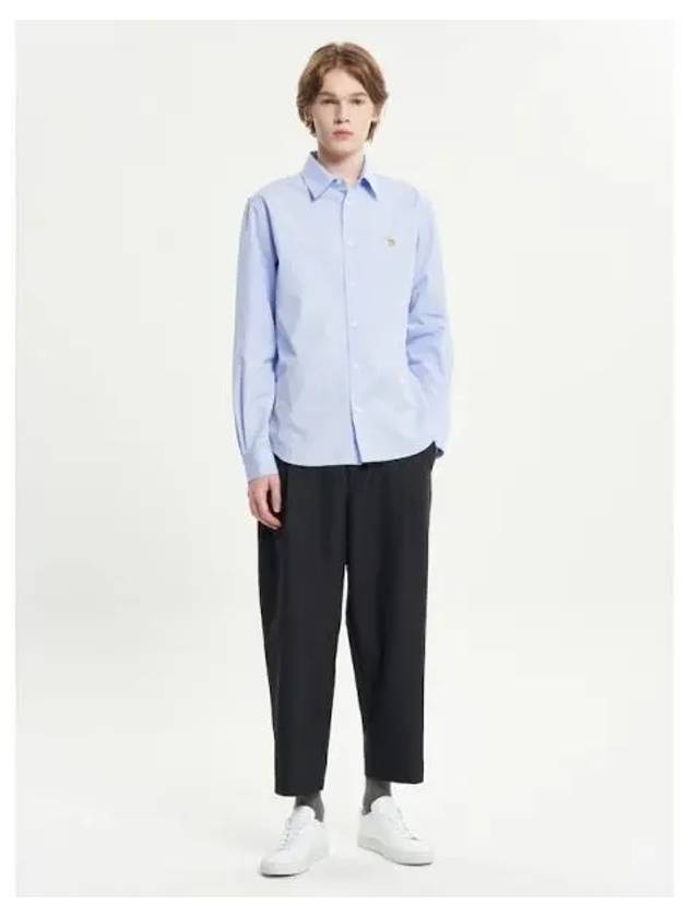 Men s Crop Pleated Tailored Pants Trousers Light Anthracite Domestic Product GM0023082301693 - MAISON KITSUNE - BALAAN 1