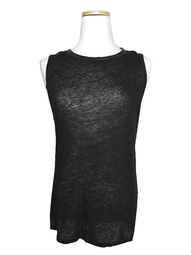 James Perth Standard Charcoal Gray Linen Cotton Sleeveless Top 44 55 - JAMES PERSE - BALAAN 1