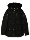 Original 3Q Hooded Padding Black Shearling Black - MOOSE KNUCKLES - BALAAN 4