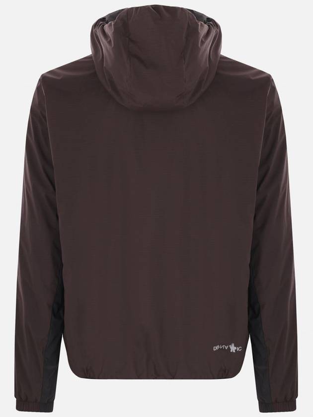 Men's Bissen Zip-Up Hoodie Dark Brown - MONCLER - BALAAN 3