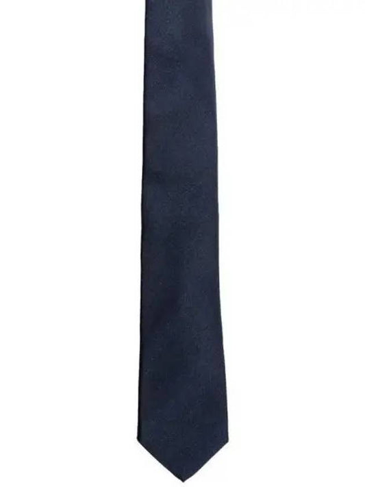 Silk Tie Navy - SALVATORE FERRAGAMO - BALAAN 2