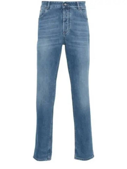 Denim Straight Pants M283PD3210 C1470 DENIM CHIARO OLD - BRUNELLO CUCINELLI - BALAAN 2