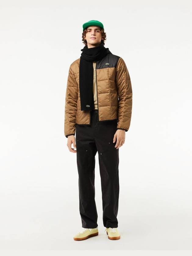 Waterproof Colour-Block Puffer Jacket - LACOSTE - BALAAN 2