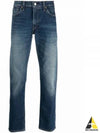 Slim Fit Denim Straight Jeans Dark Blue - LEVI'S - BALAAN 2