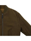 Thule Cotton Reversible Bomber Jacket Dark Khaki Desert Mist - LORO PIANA - BALAAN 8