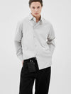 unbalanced neck shirt light gray - MUILL - BALAAN 2