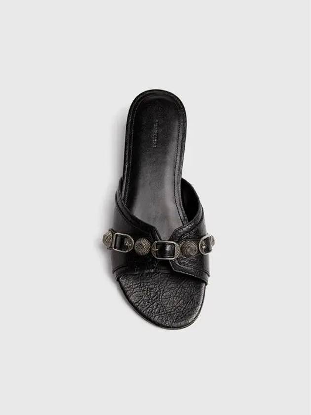 Cagole Flat Slipper Black - BALENCIAGA - BALAAN 5