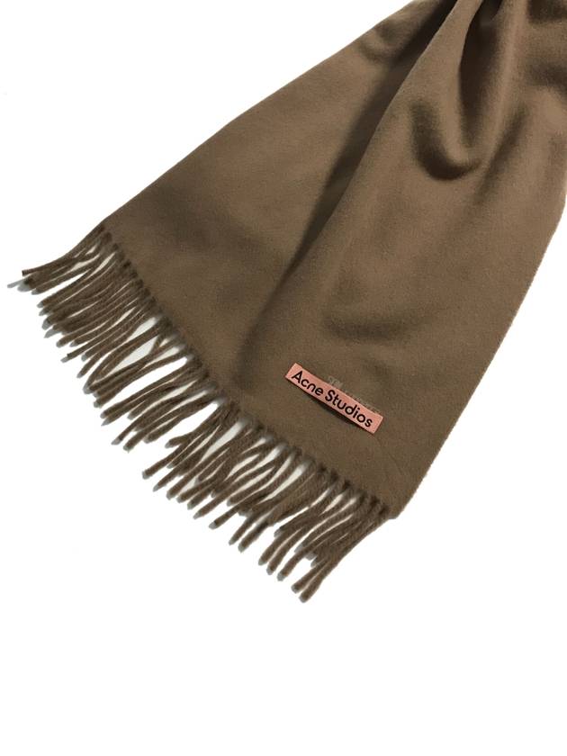 Canada New Oversized Fringe Muffler Caramel Brown - ACNE STUDIOS - BALAAN 3