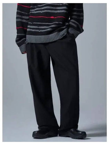 Wool Cotton Setup Pants Trousers Black Domestic Product GM0024050250337 - JUUN.J - BALAAN 1