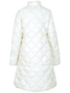 Women's Nosadella Quilted Long Padding Beige - DUVETICA - BALAAN 3