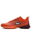 AG LT23 Ultra Clay SMA Tennis Low Top Sneakers Orange - LACOSTE - BALAAN 1