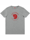 Men's Fox T Shirt Grey - FJALL RAVEN - BALAAN 3