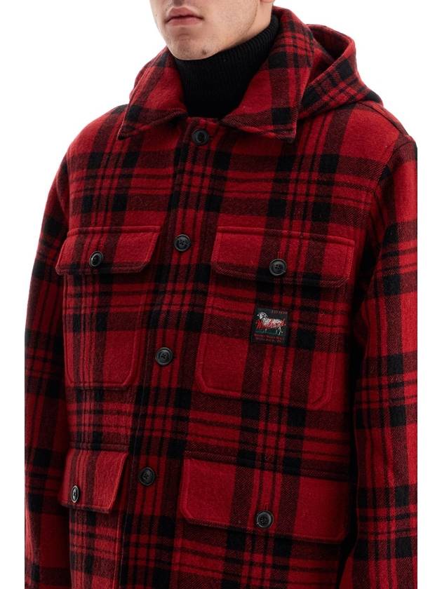 plaid cruiser hooded jacket - WOOLRICH - BALAAN 4