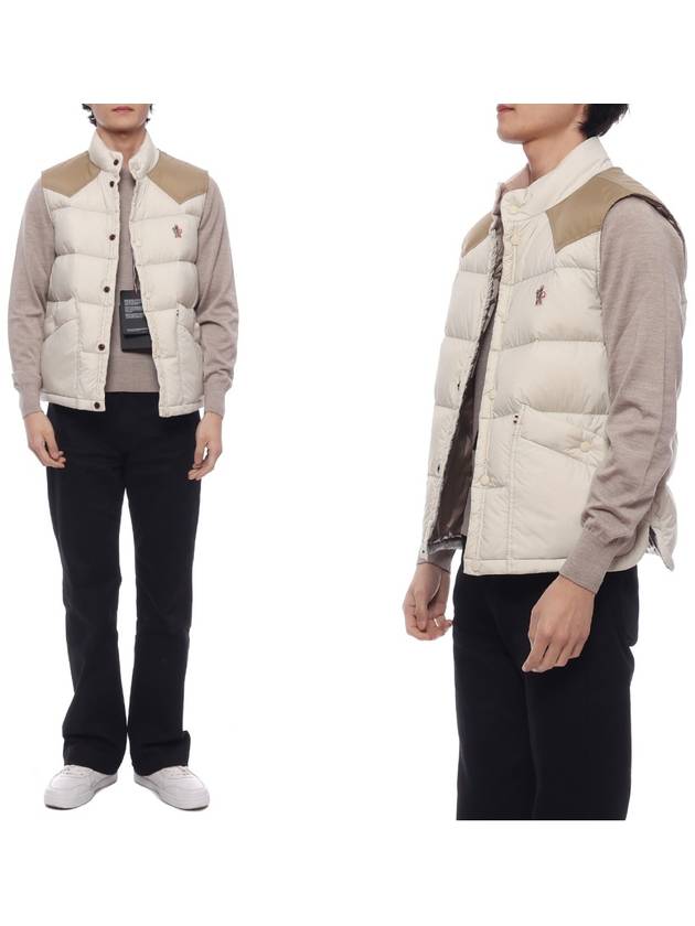 Men s Veny Down Vest White Beige - MONCLER - BALAAN 2