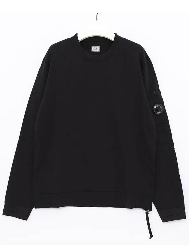 Lens Wappen Sweatshirt Black - CP COMPANY - BALAAN 3