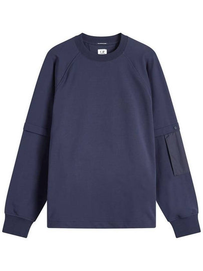 Metropolis Long Sleeve T-Shirt Navy - CP COMPANY - BALAAN 2