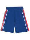 Kids Logo Shorts Blue 8H00015809AG 745 - MONCLER - BALAAN 4