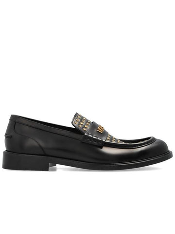 Versace Leather Shoes Type Loafers, Men's, Black - VERSACE - BALAAN 1