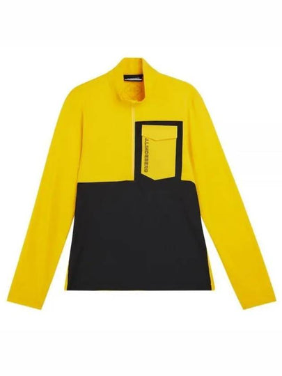 Methis Half Zip-Up Mid-Layer Long Sleeve T-Shirt Daylily - J.LINDEBERG - BALAAN 2