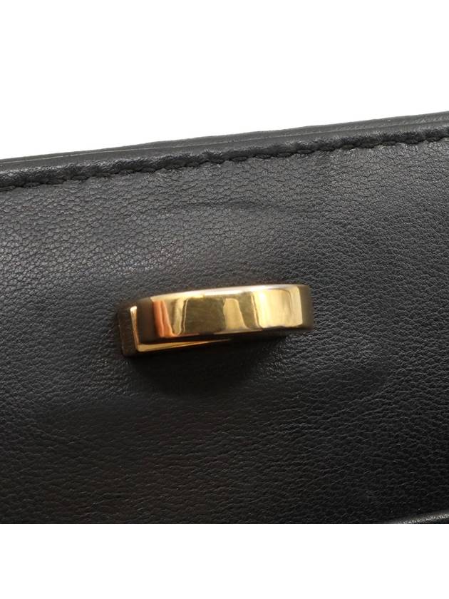 Black Materasse Lux Gold Logo Clutch Crossbody Bag - MIU MIU - BALAAN 10