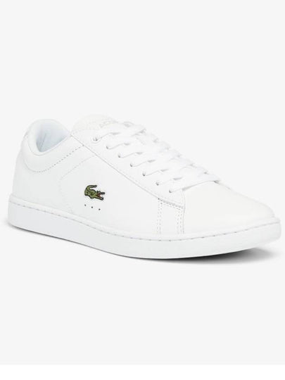 Carnaby Evo BL Leather Low Top Sneakers White - LACOSTE - BALAAN 2