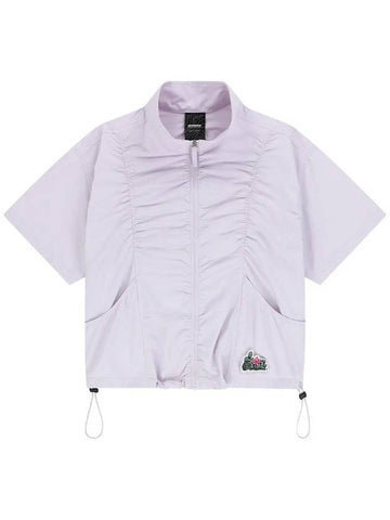 OG nylon short sleeve crop jacket lavender - OFFGRID - BALAAN 1