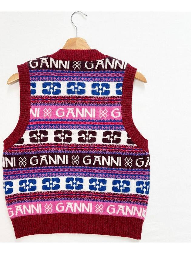 Women s Best Vest Knit Top Multi K2121 - GANNI - BALAAN 5