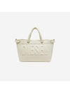 Rope Handle Medium Denim Tote Bag White - DIESEL - BALAAN 1