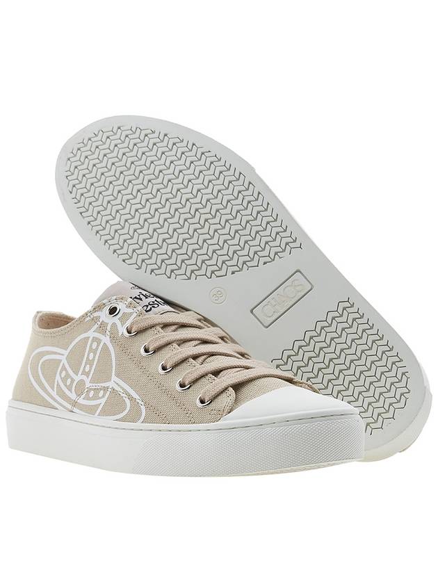 ORB Logo Low Top Sneakers Beige - VIVIENNE WESTWOOD - BALAAN 6