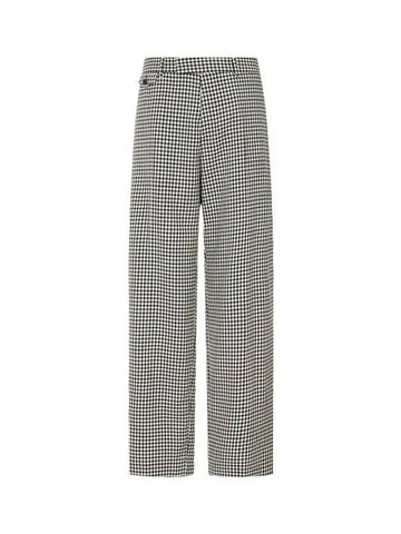 Check pattern slim fit trouser pants black 270877 - PAUL SMITH - BALAAN 1