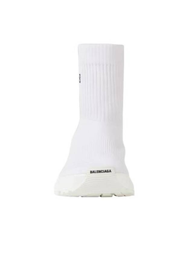 Men's Speed 30 Knit High Top Sneakers White - BALENCIAGA - BALAAN 3