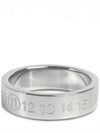 Numbering Engraved Ring Silver - MAISON MARGIELA - BALAAN 1