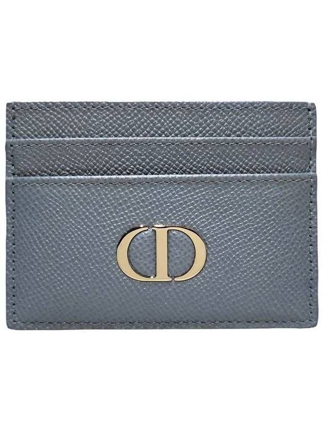 Women s S2152OBAE Montaine 30 Cloud Blue Grain Card Wallet - DIOR - BALAAN 1