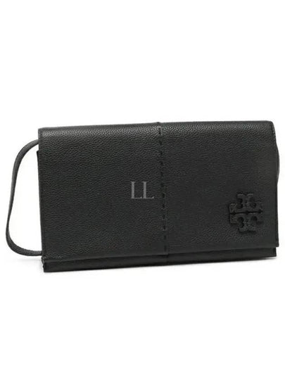 McGraw Leather Cross Bag Black - TORY BURCH - BALAAN 2