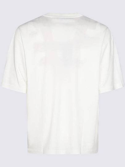 Dolce & Gabbana White Cotton Logo T-Shirt - DOLCE&GABBANA - BALAAN 2