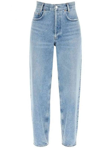 Women's Tapered Baggy Jeans Blue - AGOLDE - BALAAN.