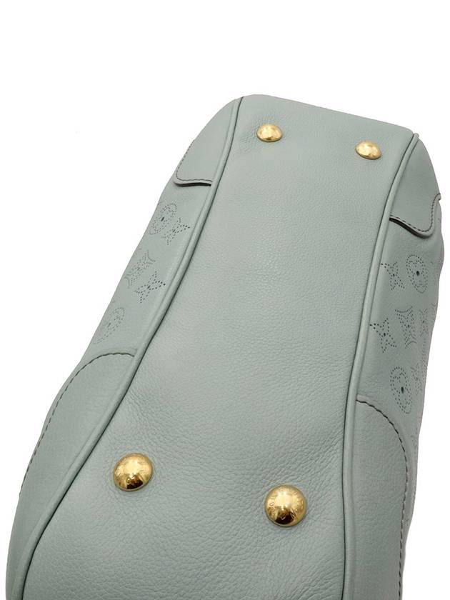 Mint Blue Mahina Leather Solar PM Tote Bag M93124 - LOUIS VUITTON - BALAAN 6