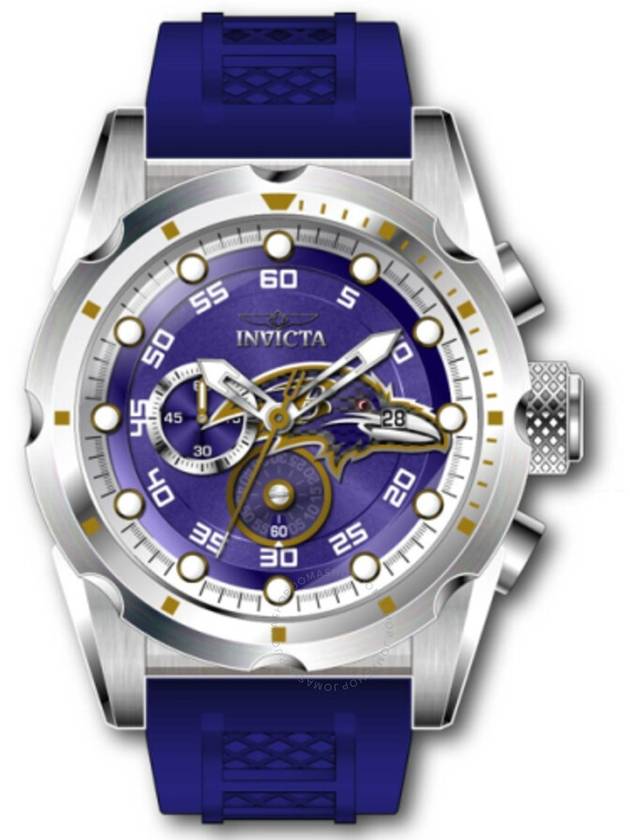 Invicta NFL Baltimore Ravens Chronograph Quartz Men's Watch 45533 - INVICTA - BALAAN 1