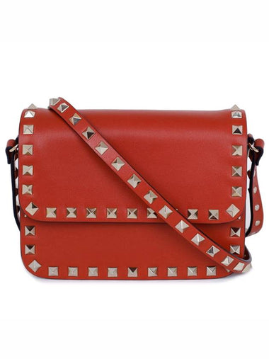 Rockstud Flap Crossbody Bag LW2B0104BOL BRO Red - VALENTINO - BALAAN 1