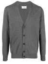 Cashmere Back Stitch Cardigan Grey - MAISON MARGIELA - BALAAN 2